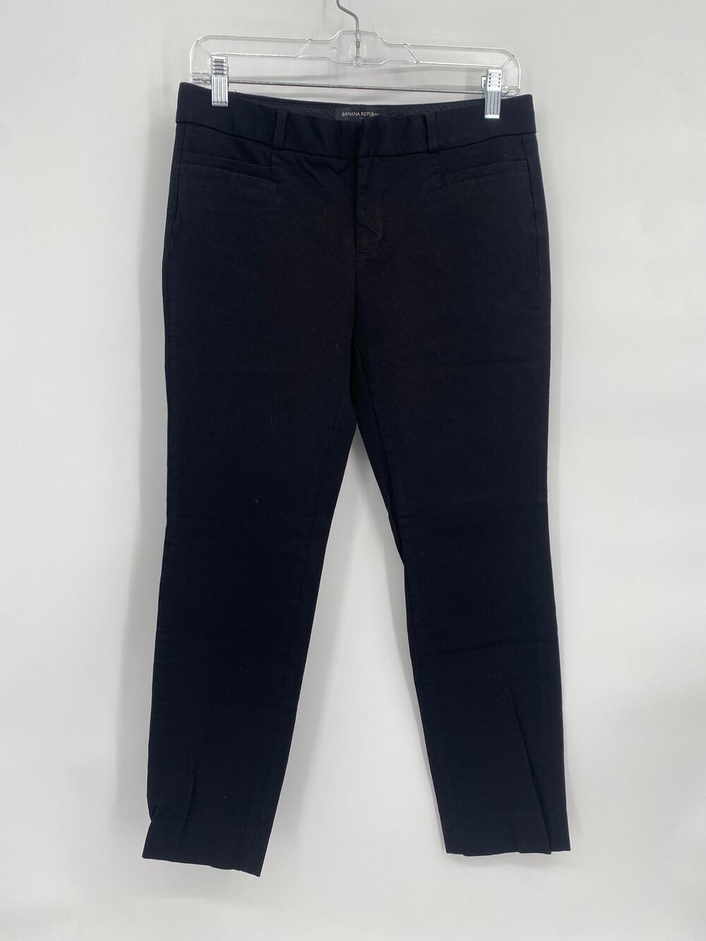 Banana Republic Sloan Fit Black Slim Ankle Dress Pants Women's 4